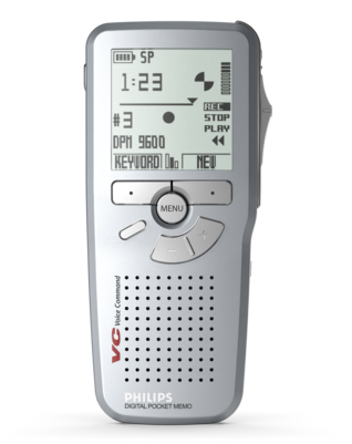 PocketMemo voice recorder