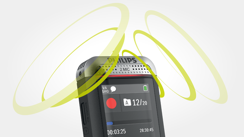 2Mic stereo recording for outstanding audio quality