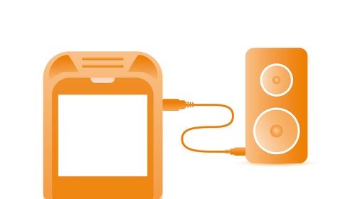 Line-in recording for connecting external sound sources